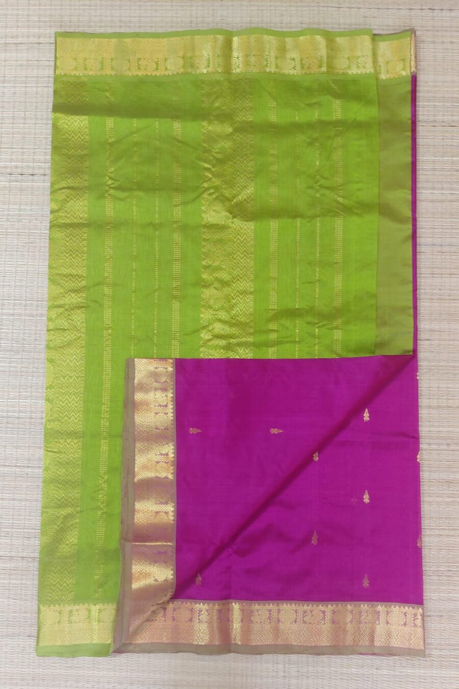 Silk Cotton Saree - Image 13