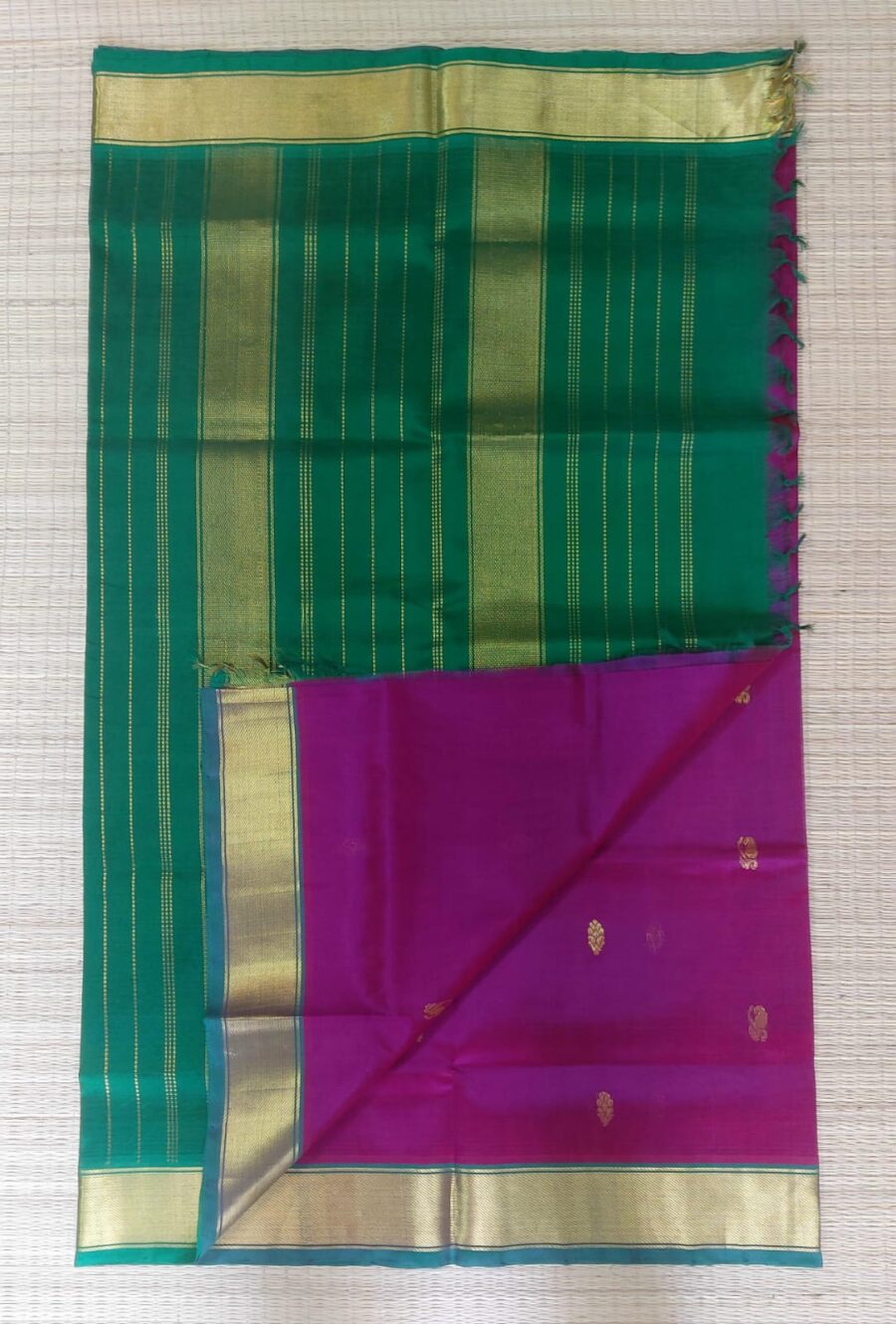 Silk Cotton Saree - Image 17