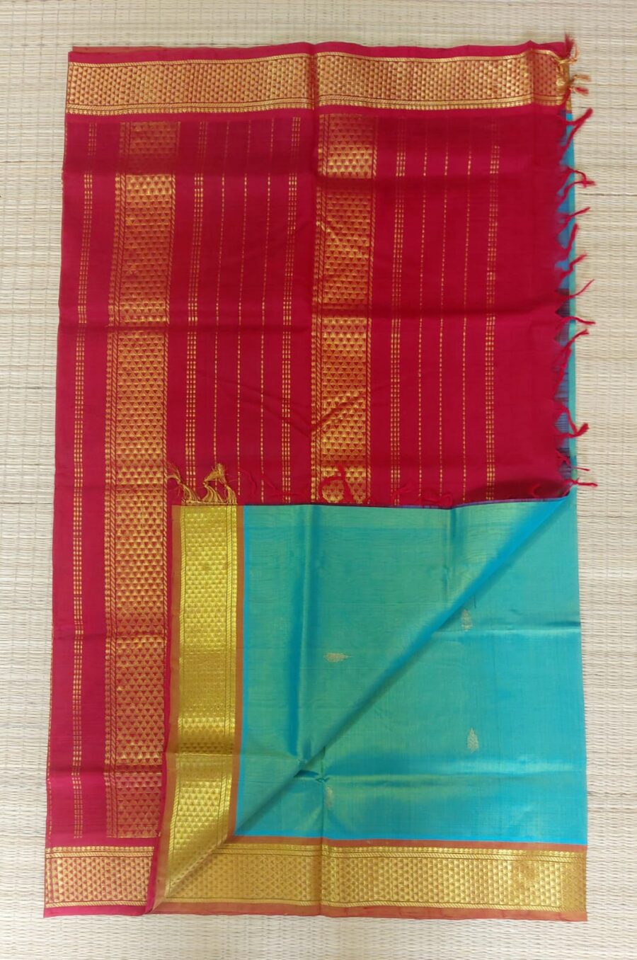 Silk Cotton Saree - Image 18