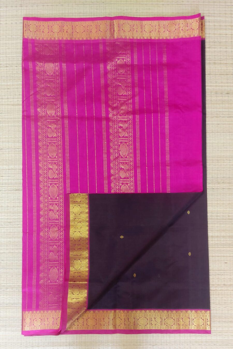 Silk Cotton Saree - Image 6