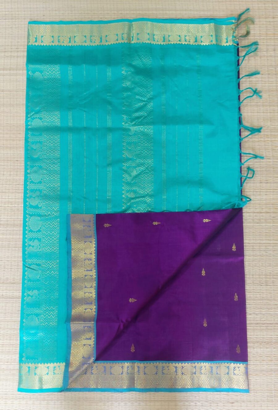 Silk Cotton Saree - Image 7